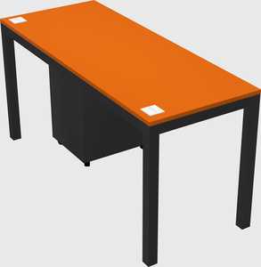 Rectangular desk
