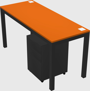 Rectangular desk