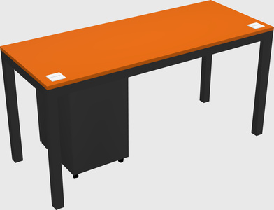 Rectangular desk
