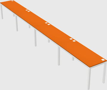 Rectangular desk