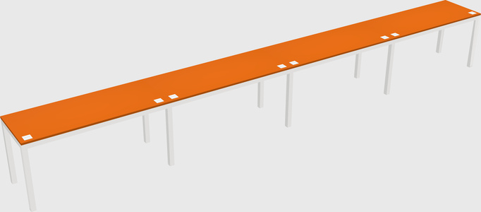 Rectangular desk