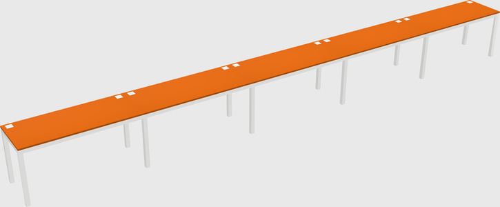 Rectangular desk