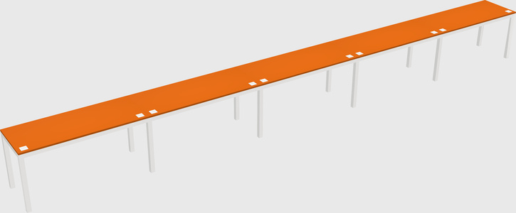 Rectangular desk