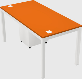 Rectangular desk
