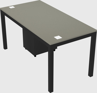 Rectangular desk