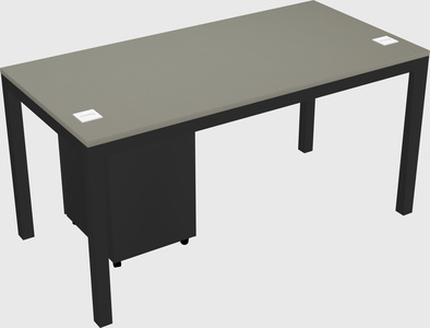 Rectangular desk