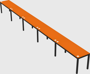 Rectangular desk