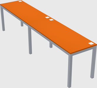 Rectangular desk