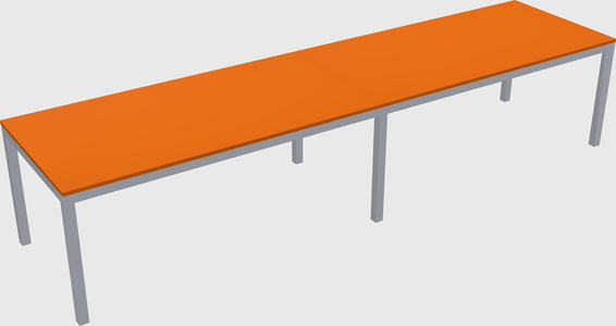 Rectangular desk