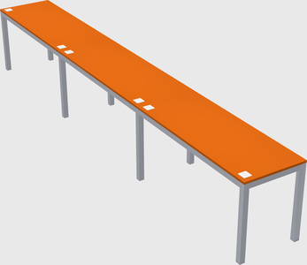 Rectangular desk