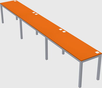 Rectangular desk