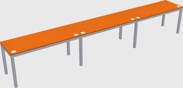 Rectangular desk