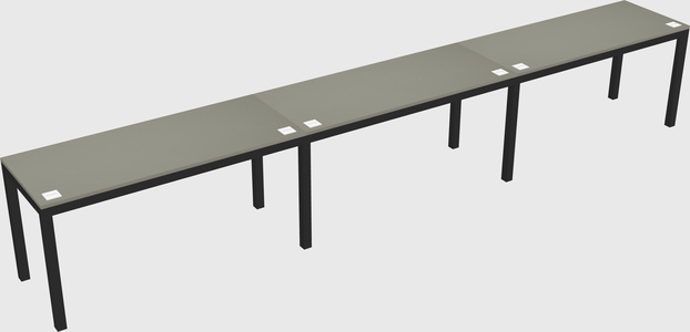 Rectangular desk