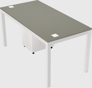 Rectangular desk