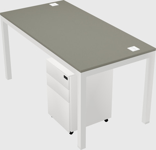 Rectangular desk
