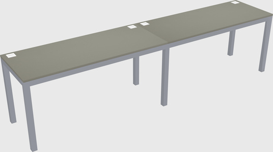Rectangular desk