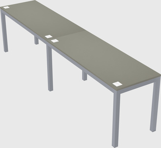 Rectangular desk