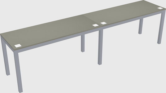 Rectangular desk