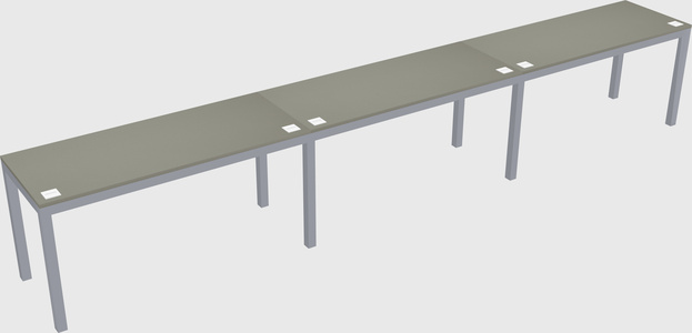 Rectangular desk