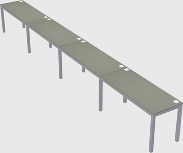 Rectangular desk