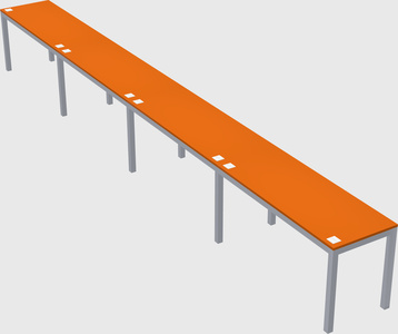 Rectangular desk