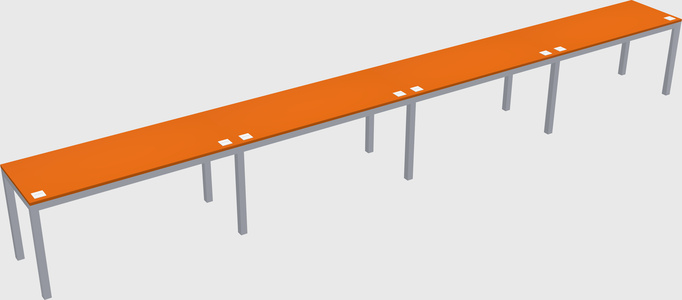 Rectangular desk