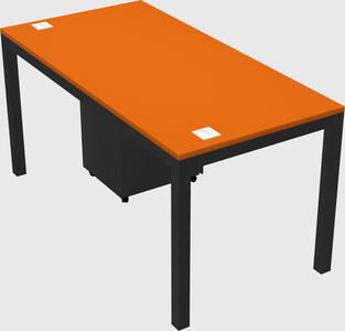 Rectangular desk