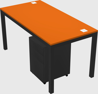 Rectangular desk