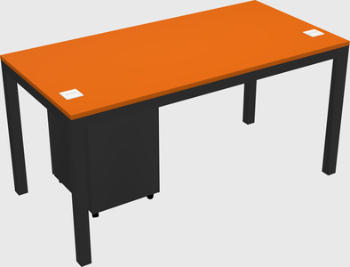 Rectangular desk