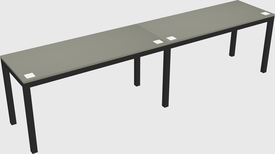 Rectangular desk