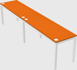 Rectangular desk
