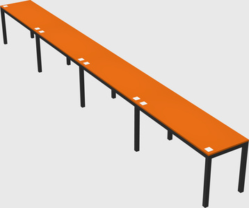 Rectangular desk