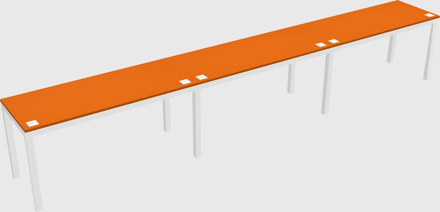 Rectangular desk