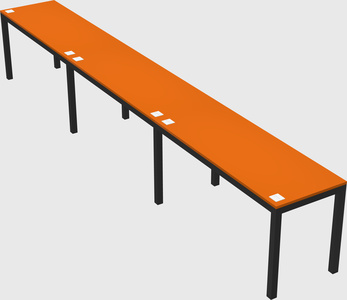 Rectangular desk