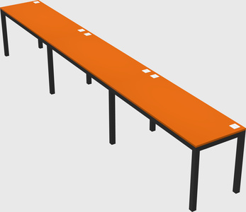 Rectangular desk