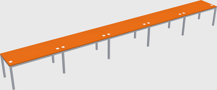 Rectangular desk