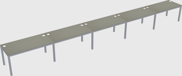 Rectangular desk
