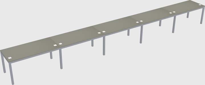 Rectangular desk
