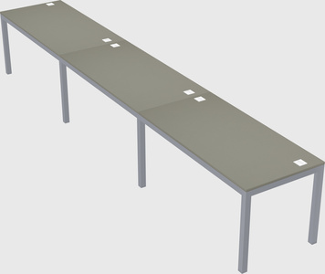 Rectangular desk