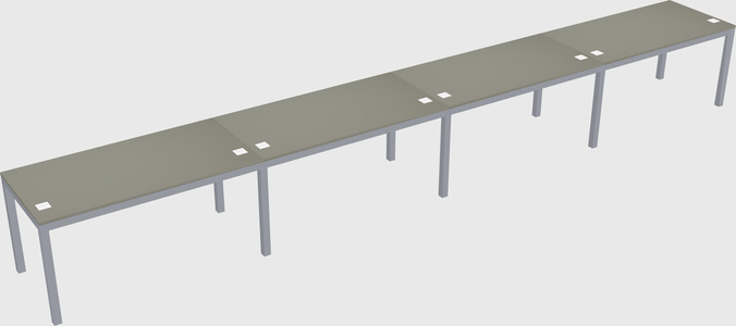 Rectangular desk