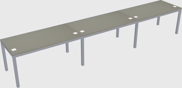 Rectangular desk