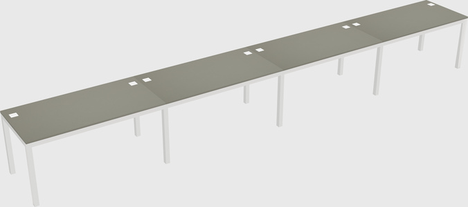 Rectangular desk