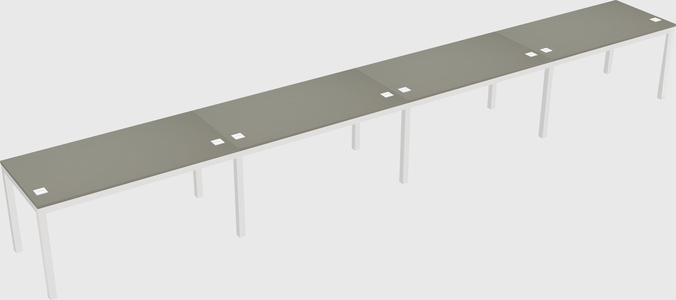 Rectangular desk