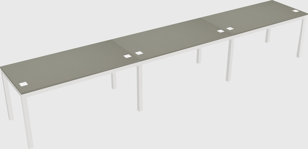 Rectangular desk
