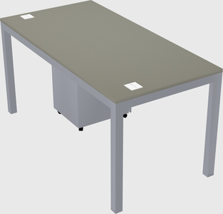 Rectangular desk
