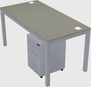 Rectangular desk