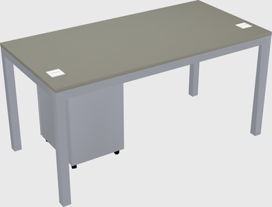 Rectangular desk