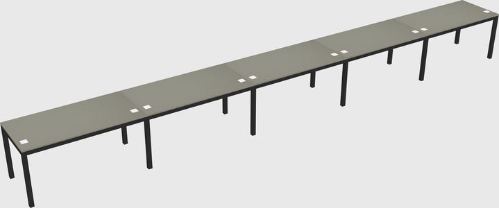 Rectangular desk