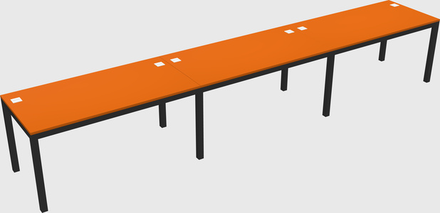 Rectangular desk