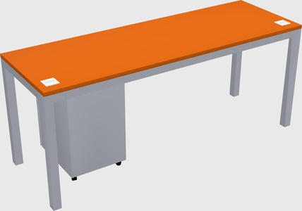 Rectangular desk